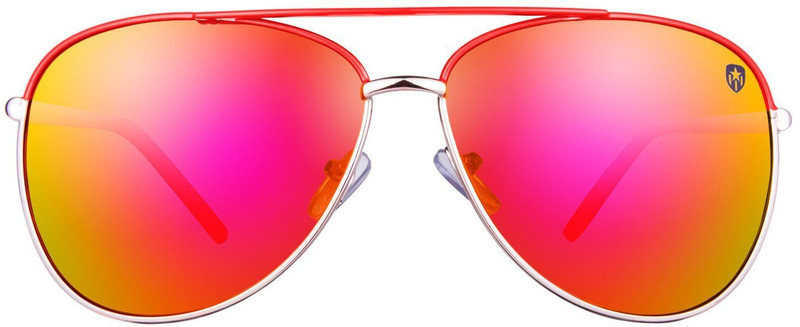 TOM MARTIN Aviator Sunglasses(Red)