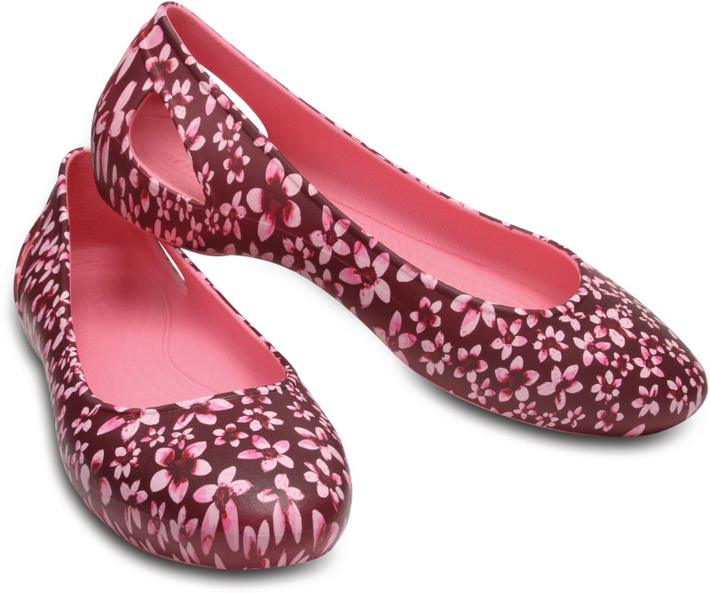 Crocs Women Maroon Bellies