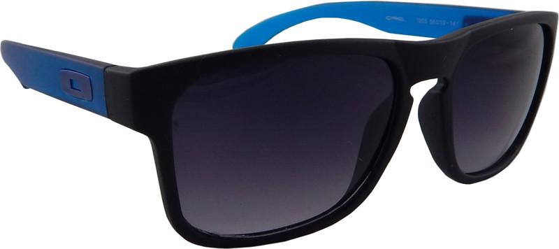 ELS Wayfarer Sunglasses(Black, Blue)