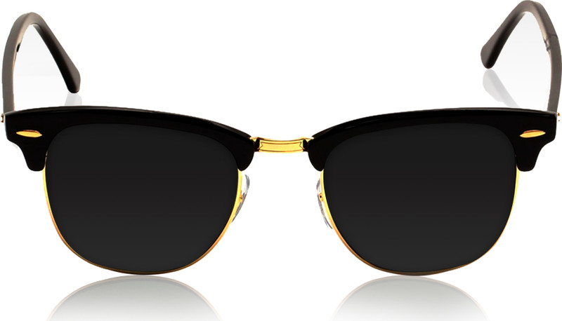 Knotyy Clubmaster Sunglasses(Black)