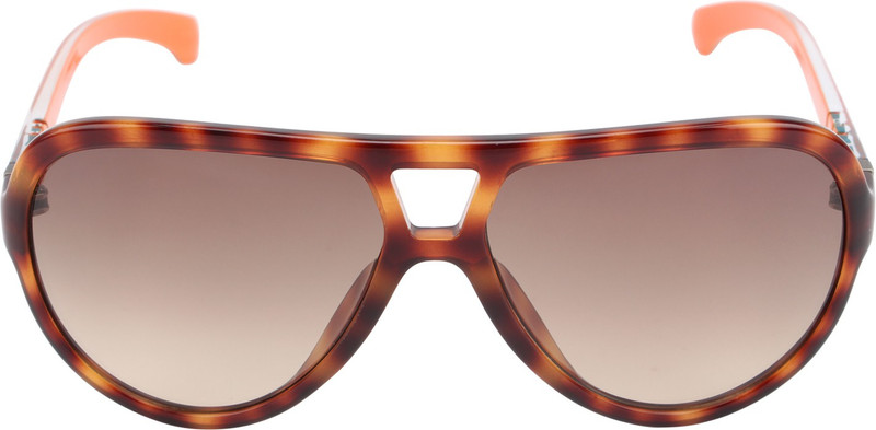 Calvin Klein Oval Sunglasses(Grey)