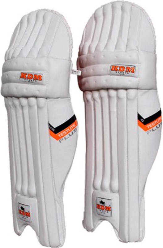 KDM Sports Testlite Plus Men's (39 - 43 cm) Batting Pad(White, Seniors)