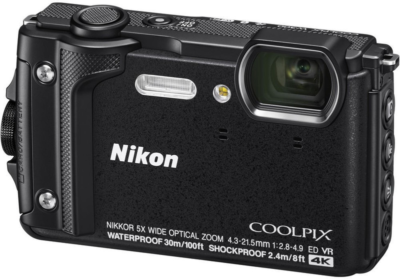 Nikon Coolpix W300(16 MP, 5X Optical Zoom, 10x Digital Zoom, Black)