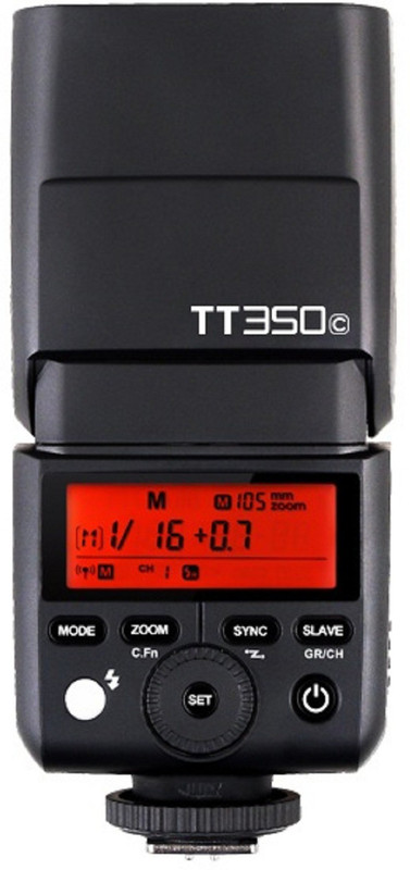 Godox TT350C TTL Wireless Speedlite Flash 2.4G Radio X System for Canon 5D M-III Flash(Black)