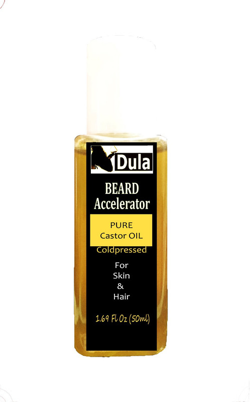 dula Beard Accelerator Castor Oil For Beard & Mustache Hair Oil(50 ml)