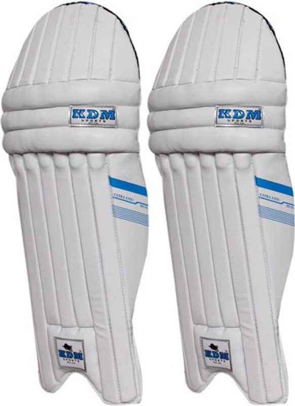 KDM Sports Ultralite Men's (39 - 43 cm) Batting Pad(White, Seniors)