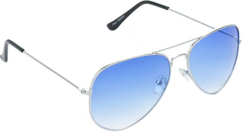 Hrinkar Aviator Sunglasses(Blue, Clear)