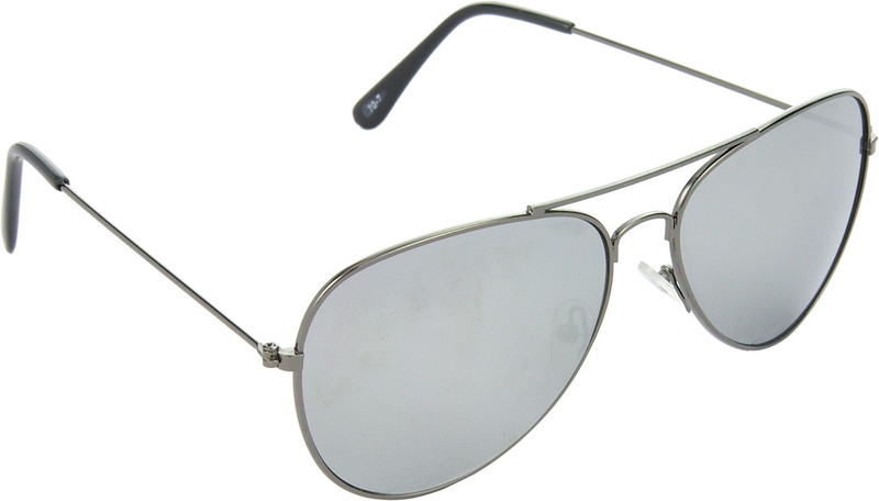 Hrinkar Aviator Sunglasses(Silver)