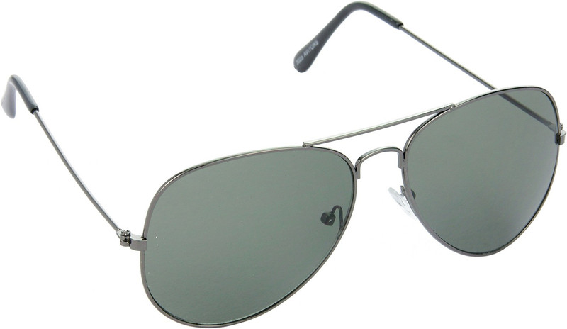 Hrinkar Aviator Sunglasses(Green, Multicolor)
