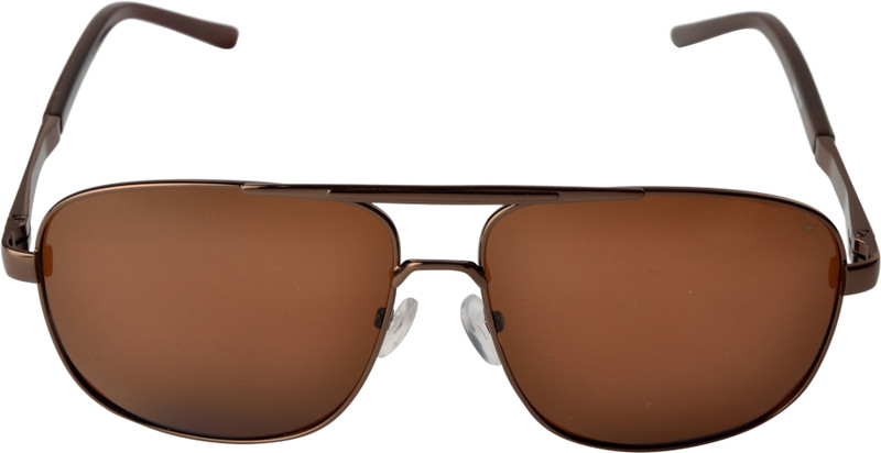 LAWMAN PG3 Aviator Sunglasses(Brown)