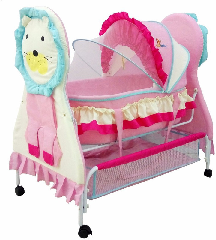 Sunbaby Brave Lion Bassinet(Ivory, Pink)