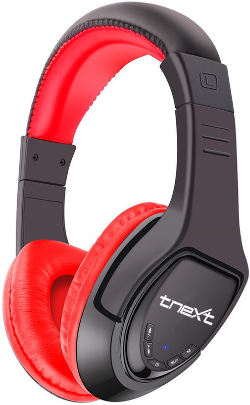 tnext MX333 Wireless Bluetooth Gaming Headset With Mic(Red)
