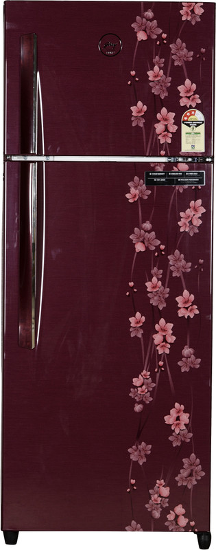 Godrej 261 L Frost Free Double Door 3 Star Refrigerator(Ruby Petals, RT EON 261 P 3.4)