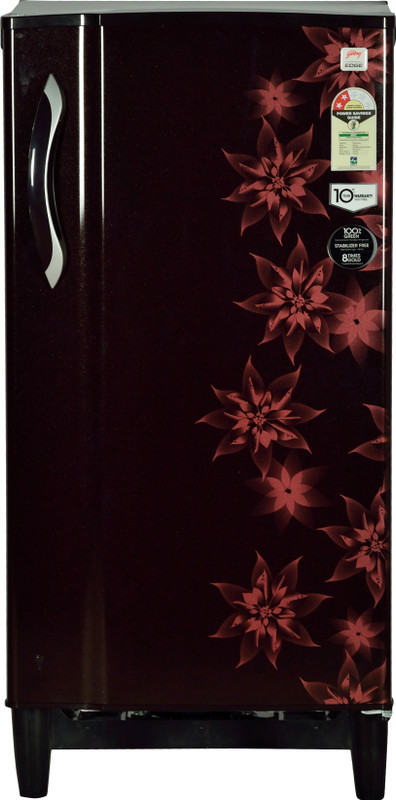 Godrej 185 L Direct Cool Single Door 2 Star Refrigerator(Berry Bloom, RD EDGE 185 E3H 2.2)