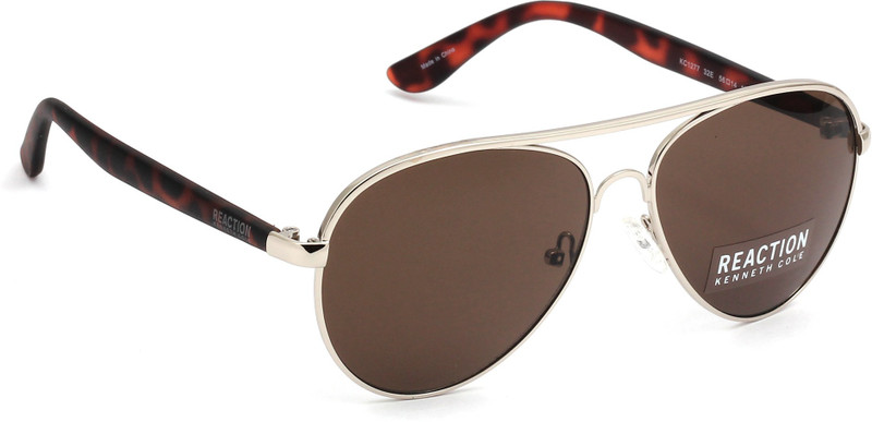 Kenneth Cole Aviator Sunglasses(Brown)