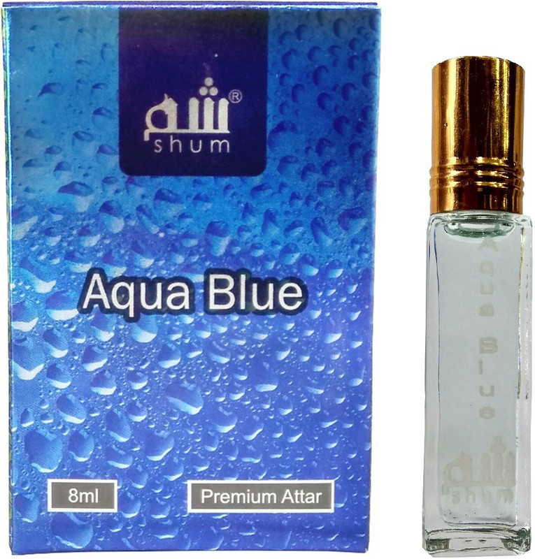 Shum Aqua Blue 8ml Attar Floral Attar(Floral)