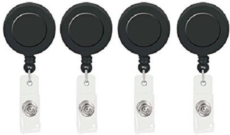 findstuff Plastic ID Badge Reel(Pack of 4)