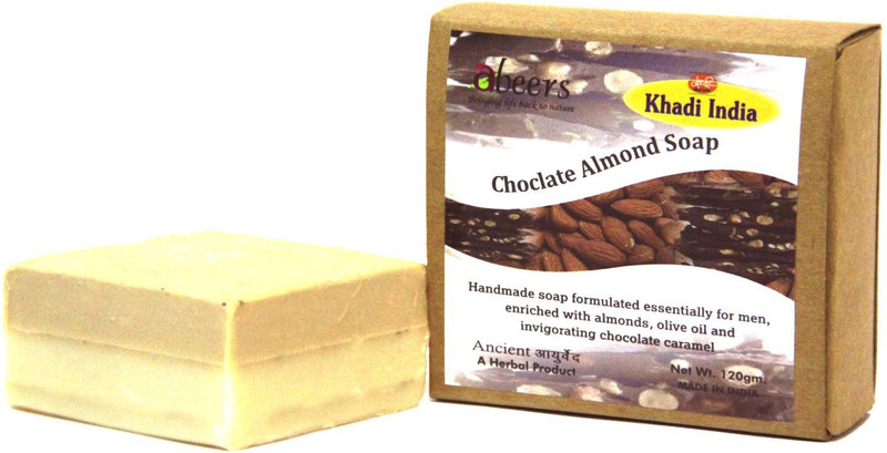 khadi abeers PURE ESSENCE CHOCOLATE ALMOND SOAP(120 g)