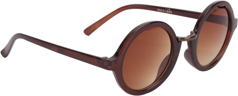 Yaadi Round Sunglasses(Brown)