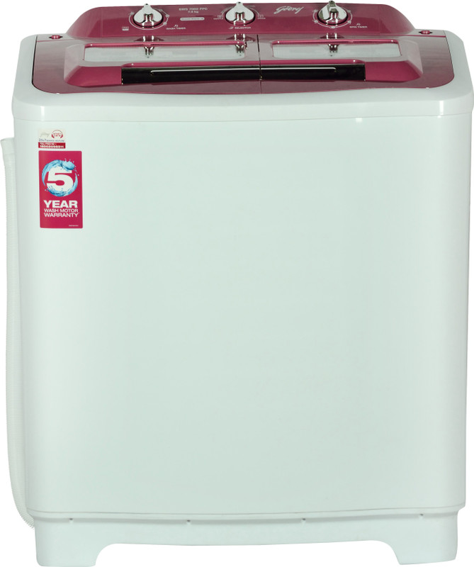 Godrej 7 kg Semi Automatic Top Load(GWS 7002 PPC Coral Pink)
