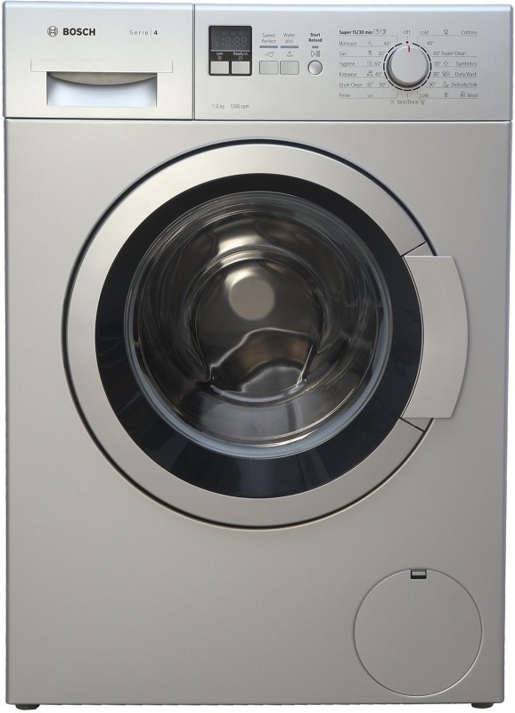 Bosch 7 kg Fully Automatic Front Load Washing Machine Silver(WAK24168IN)
