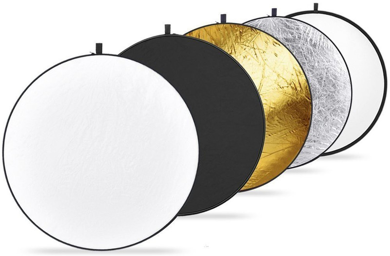 Gadget Deals 5-in-1 Collapsible (Size - 42 inch/110 cm) Photo light Reflector
