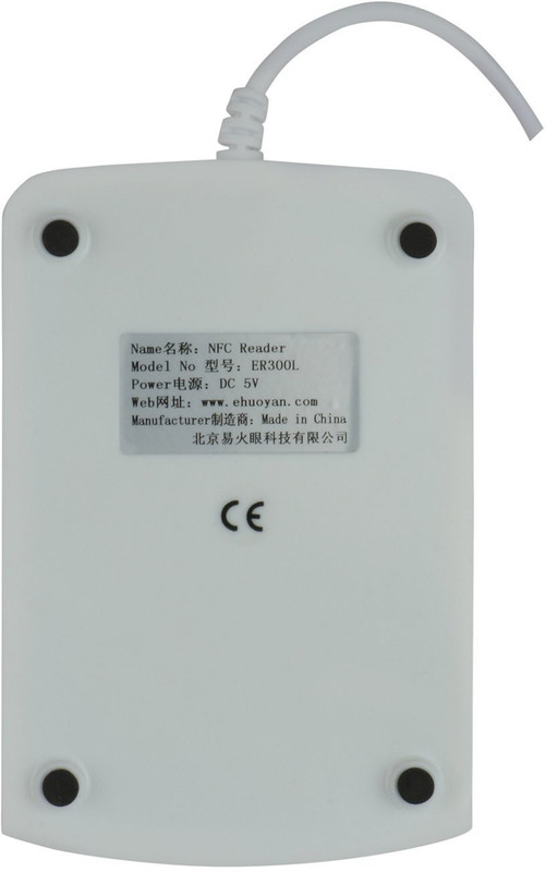 Maya NFC Reader USB Proximity Sensor Smart Card 13.56Mhz RFID Reader- 8/14 UID output for iOS9.2 Windows Android Linux Card Reader(Grey)