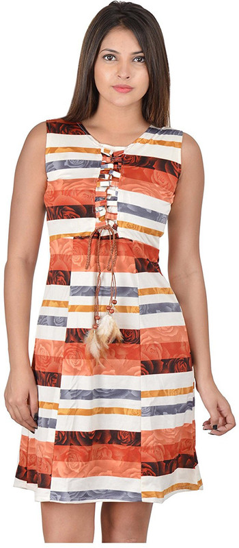 candy vines Women A-line Multicolor Dress