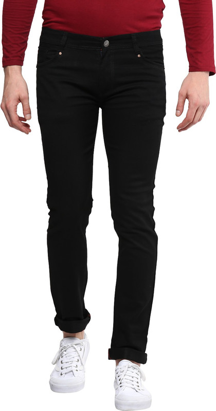 Urbano Fashion Slim Men Black Jeans
