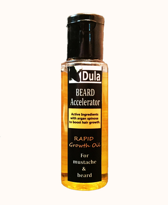 dula BEARD ACCELERATOR ARGAN OIL 30 ML BEARD & MUSTACHE Hair Oil(30 ml)