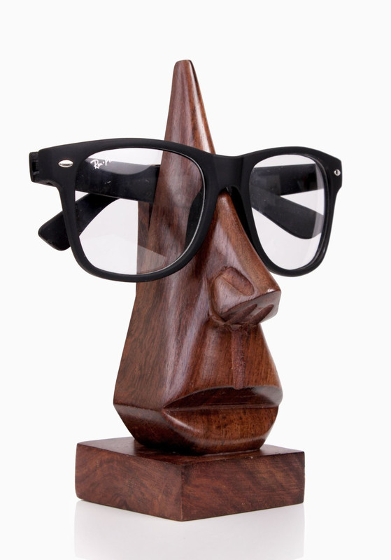 pebble crafts Decorative Showpiece  -  15 cm(Wood, Brown)