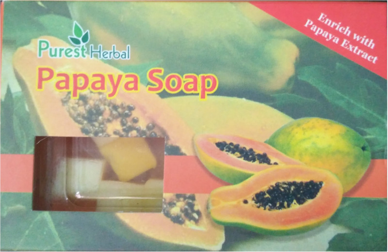 Purest Herbal Papaya Soap(100 g)