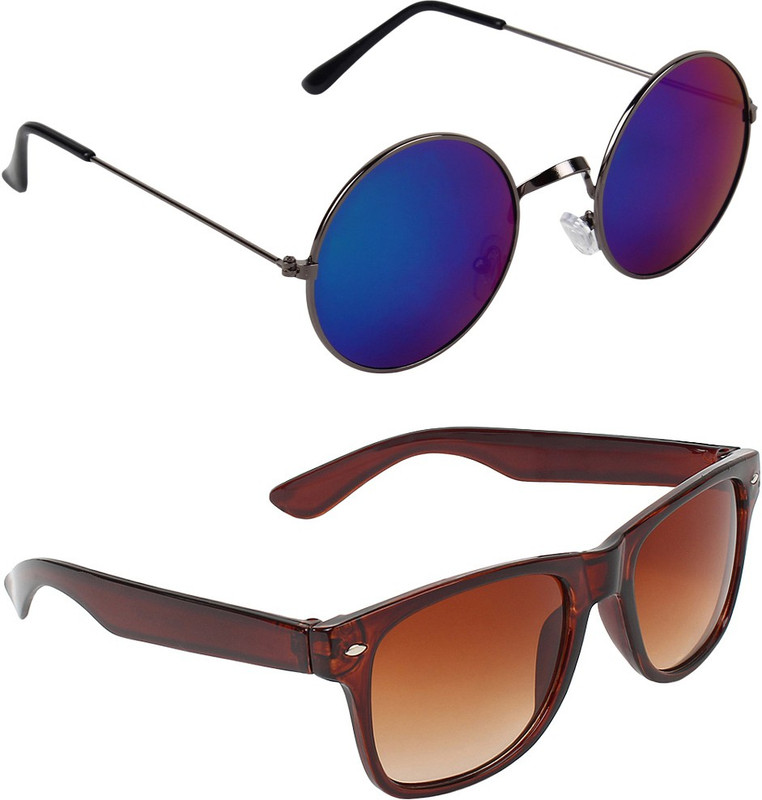 Abner Round, Wayfarer Sunglasses(Multicolor) Abner Round, Wayfarer Sunglasses(Multicolor)