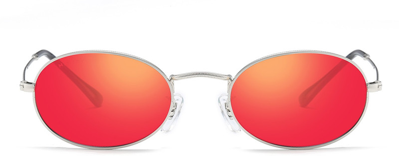 Chemistry Round Sunglasses(Orange)