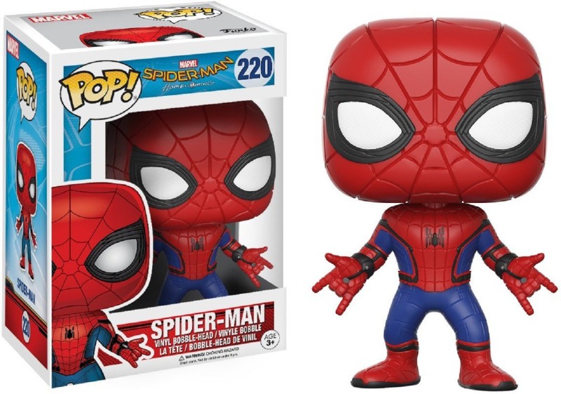 Funko Marvel Spider Man Homecoming SpiderMan New Suit POP Action Figure - 4 Inch [Wizplex](Multicolor)