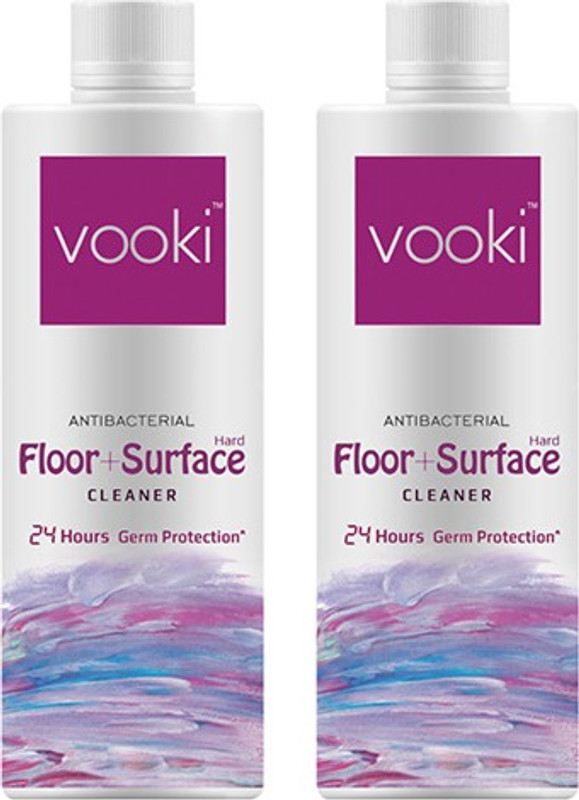 vooki Pack of 2 @ 10% OFF | VOOKI Floor+Surface Cleaner 250ml | 24 Hours Germ Protection^ | SKIN Safe | ECO Friendly Meditterarian(250 ml, Pack of 2)