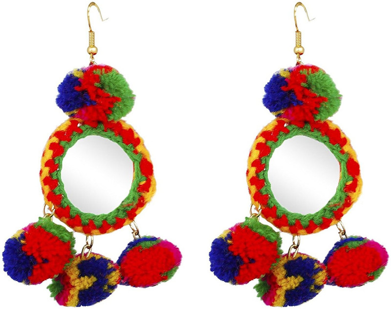 nissan handicraft pom 3 Fabric Drops & Danglers