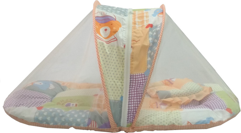 Manorath Polyester Infants Mosquito Net Mosquito Net(Peach) Manorath Polyester Infants Mosquito Net Mosquito Net(Peach)