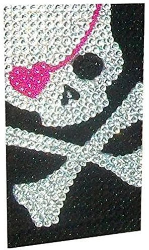 mc5443 Universal Bling Sticker For Ipod Or Iphone - Skull