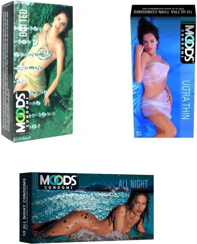 MOODS All Night & Ultrathin Condom(Set of 2, 20 Sheets)