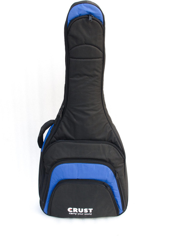 crust bags Blue on Black Guitar Bag