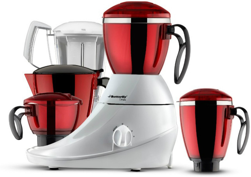 Butterfly Desire 4J Desire 750 W Juicer Mixer Grinder(Red, 4 Jars)