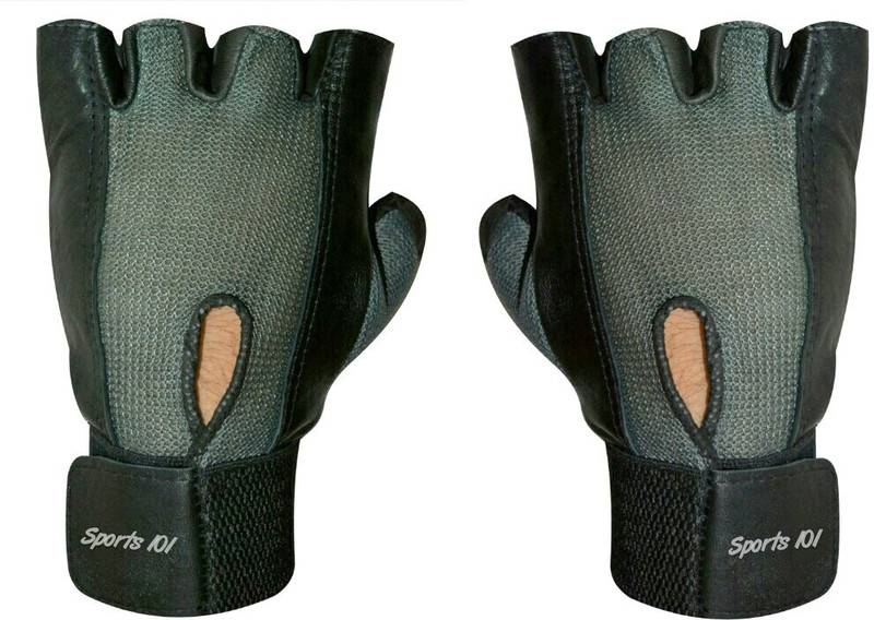 Sports 101 Panther Pro X Gym & Fitness Gloves (Free Size, Grey)
