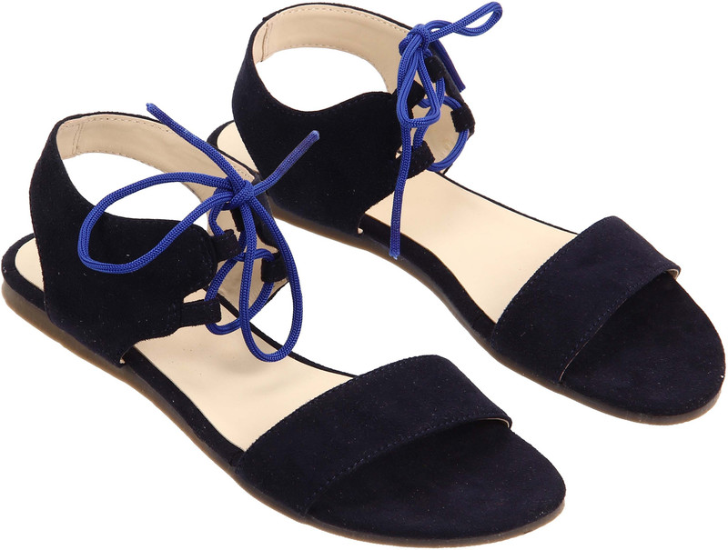 Lavie Women Blue, Black Flats