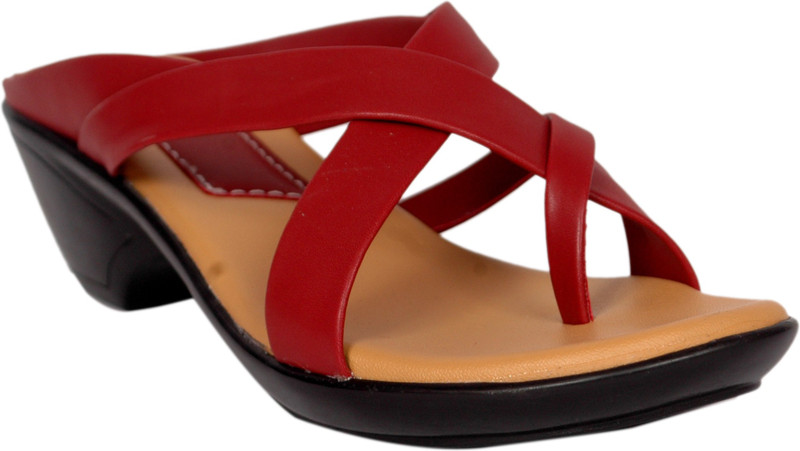 Studio 9 Women Maroon Sandals Studio 9 Women Maroon Sandals