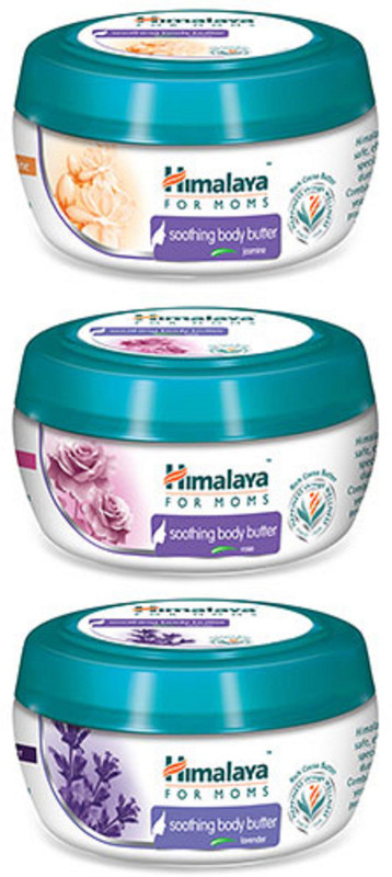Himalaya SOOTHING BODY BUTTER FOR MOMS (200 ML) PACK OF 3(White)