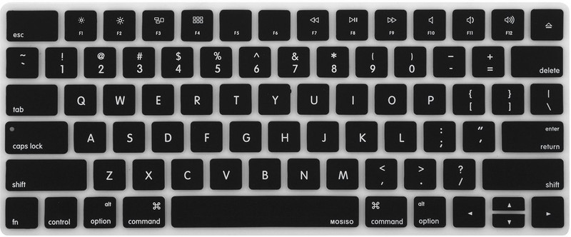 Saco Chiclet Keyboard Skin for iMac Wireless 2nd Gen Magic Keyboard MLA22B/A - Black Laptop Keyboard Skin(Black)