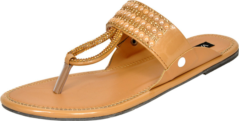 Vaarun Women Tan Flats