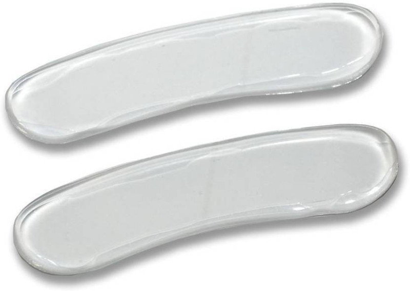 Jern Silicone Back Heel Liner Gel Cushion Pads Insole Heel Support(White)