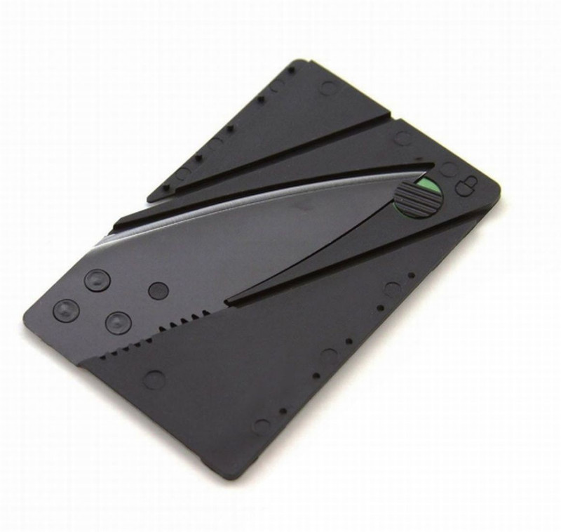 eShop24x7 Credit Card Shape Folding Safety Pocket Utility Knife(Black)